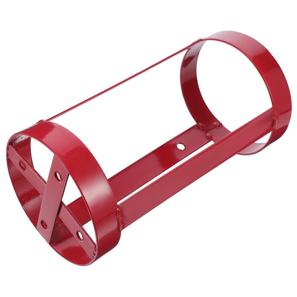 Soporte De Extintor P/Camion 9.0  Kg Soporte De Extintor Para Camion De  Capacidad De 9.0 Kilos Medida  19X42X19 Acabado En Poliester  Horneado Rojo
