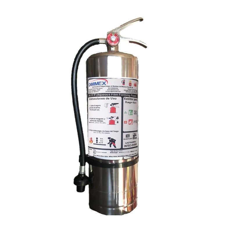 Extintor Gs 9.46 L Afff Pza. 6% Acero Inoxidable