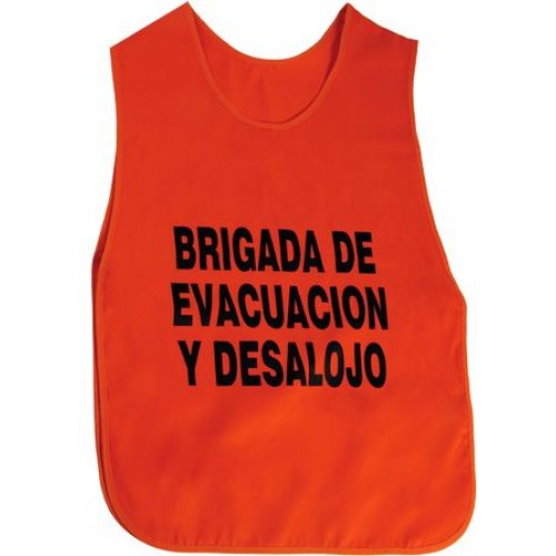 Casaca Brigada de evacuación y desalojo