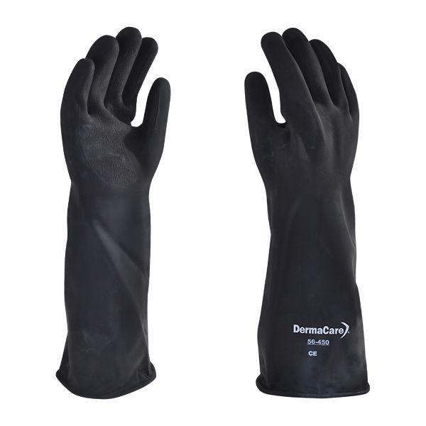 Guantes de hule latex uso industrial 18 inch