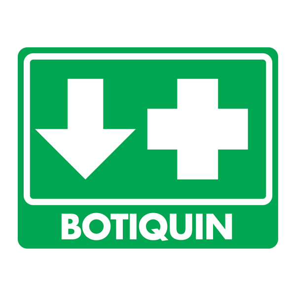 Señal Botiquín Modelo 014 de Estireno Fotoluminiscente 15×20 cm