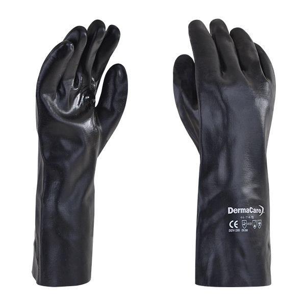 Guantes pvc negro 35 cm