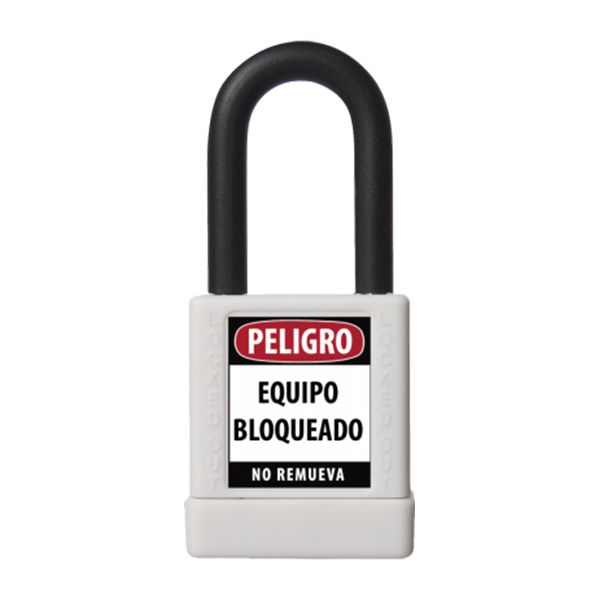 KD BLANCO CANDADO BLOQUEO ABUS DIELECTRICO D6.5mm 1 KEY