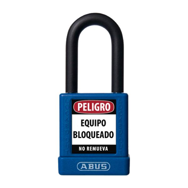 KD AZUL CANDADO BLOQUEO ABUS DIELECTRICO D6.5mm 1 KEY