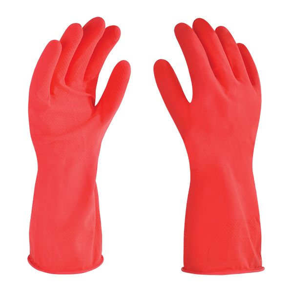 Guantes de latex rojo
