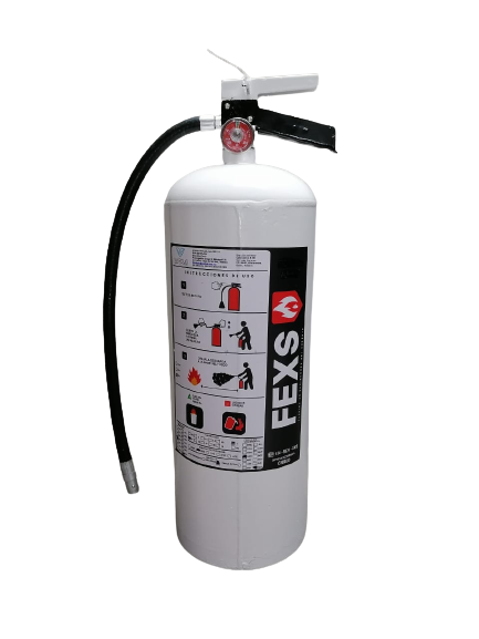 Extintor agua carga inicial