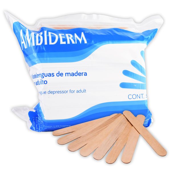 Abatelenguas De Madera "Ambiderm"