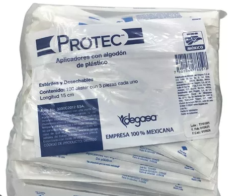 -Aplicador C/Alg Est. 15 Cm Bol/3 "Protec"