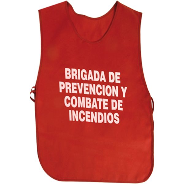 -Casaca Brigada Contra Incendios Color Rojo