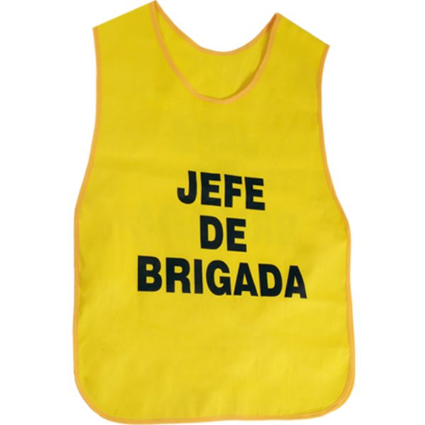 Casaca Brigada Jefe De Brigada Color Amarillo