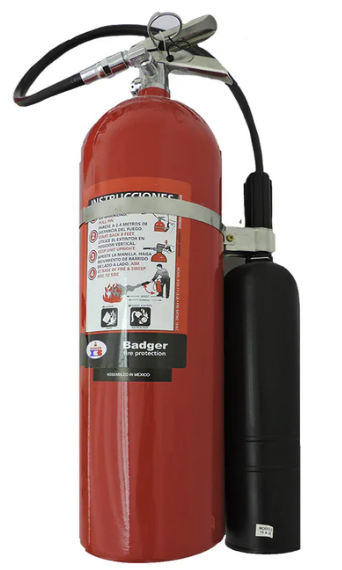 EXTINTOR BADGER CO2 DE 15 LB