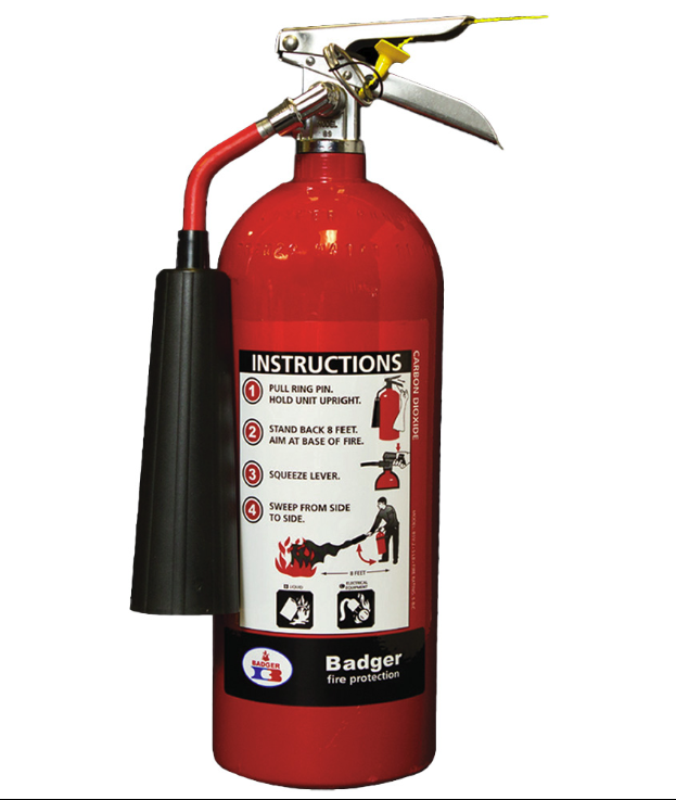 EXTINTOR BADGER CO2 DE 5 LB