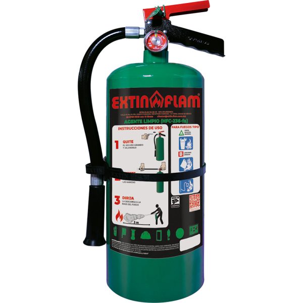 Extintor Portátil Extin-HFC-236-FA 4.5 Kg