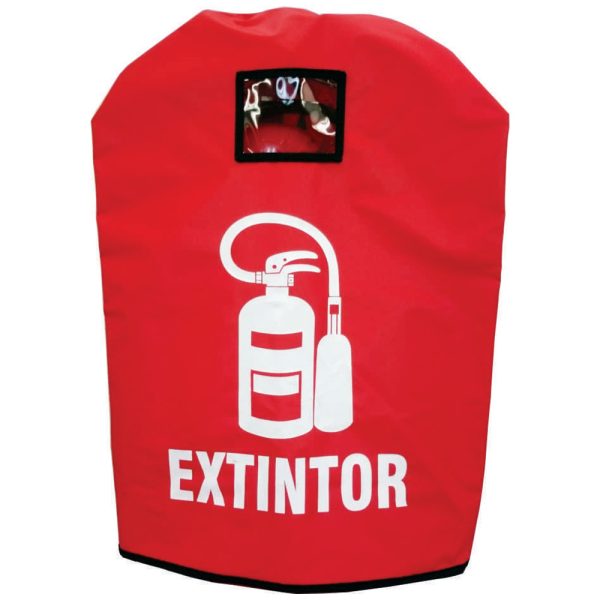 -Funda Cubre Extintor Co2 15 A 20 Lb
