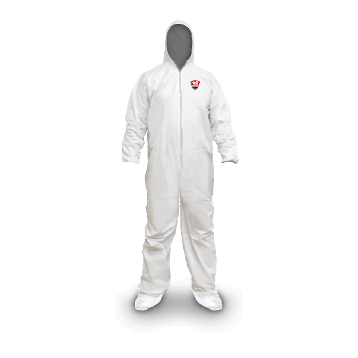 [SP1001AXL] Overol Desechable Tipo Tyvek C/Gorro Mca Mr Talla XL