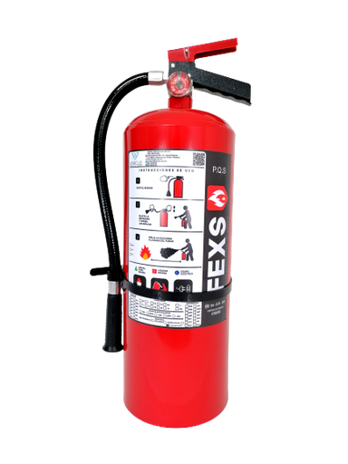 [KIT12-MX-EXT] Extintor Nuevo PQS 12 Kg Carga Inicial PN