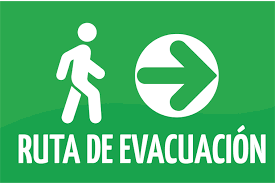 [RUTEVA2025] -Señal Ruta de Evacuación 20x25 cm