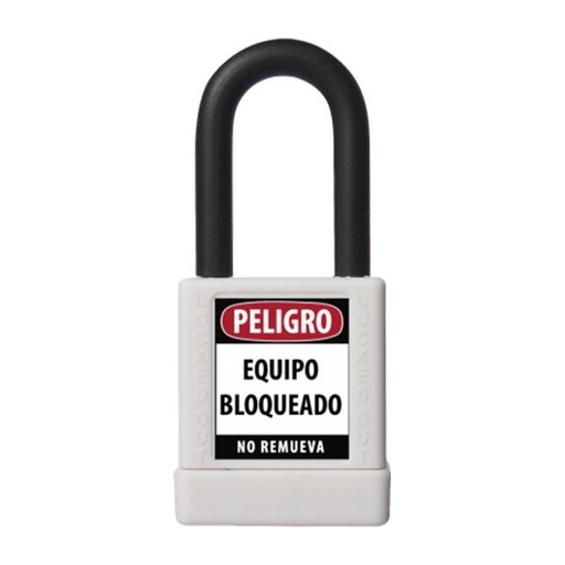 [AB-74/40-B 74/40] KD BLANCO CANDADO BLOQUEO ABUS DIELECTRICO D6.5mm 1 KEY