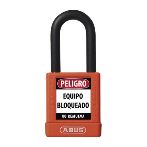 [AB-74/40-NJA 74/40] KD NARANJA CANDADO BLOQUEO ABUS DIELECTRICO D6.5mm 1 KEY