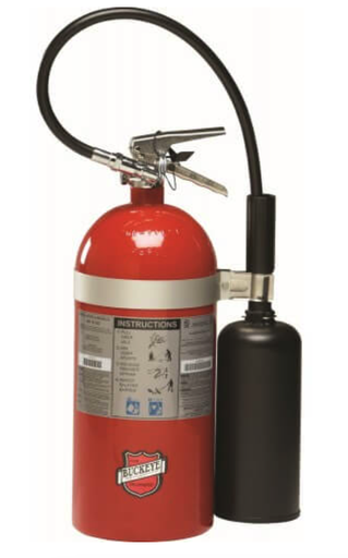 [E005A35] EXTINTOR PORTATIL CO2 BUCKEYE 10 LB