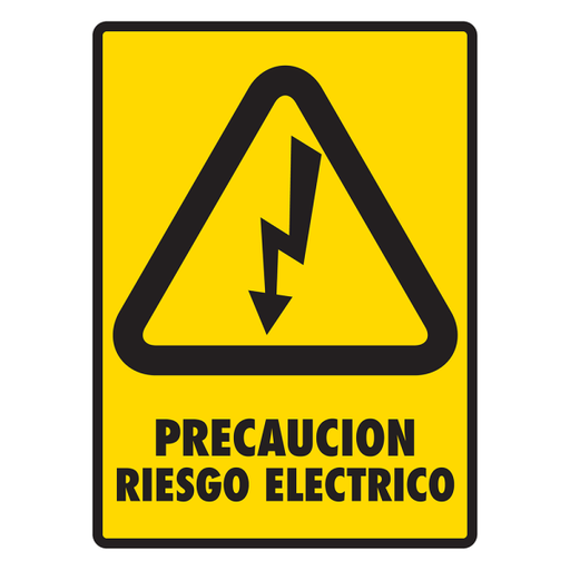 [SE131N13] SEÑ. PRECAUCION ELECTRICO, 30X40, NORMAL ESTIRENO, MOD. 131