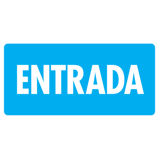 [SF228N11] Señal Entrada Modelo 228 de Estireno Normal 20×40 cm